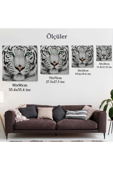 Trezon Kaplan Dekoratif Kanvas Tablo-5807 - Resim 6
