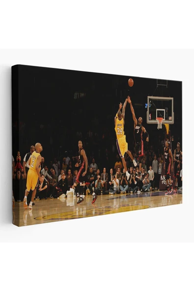 Trezon Kobe Bryant Los Angeles Lakers Kanvas Tablo / Black Mamba-5157 ürün görseli 1