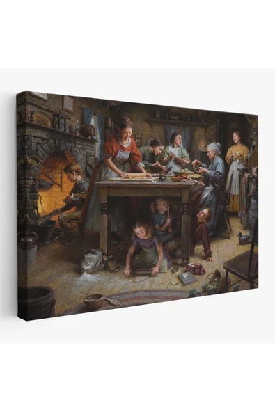 Trezon Aile Gelenekleri Tablosu - Morgan Weistling's Painting Family Traditions-6528 ürün görseli 1
