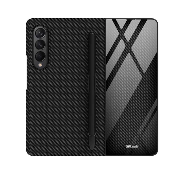 Galaxy Z Fold 3 Kılıf Zore Kalem Bölmeli Droga Kılıf ürün görseli 1