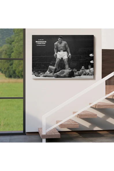 Trezon Muhammet Ali Kanvas Tablo-5035 - Resim 5