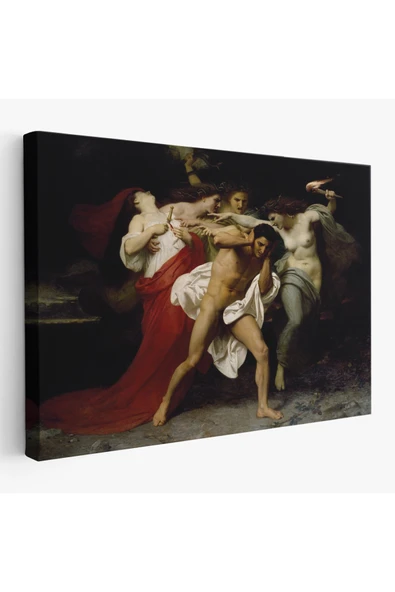 Trezon Orestes'in Pişmanlığı veya Öfkelilerin Peşinde - William-Adolphe Bouguereau-6555 ürün görseli 1