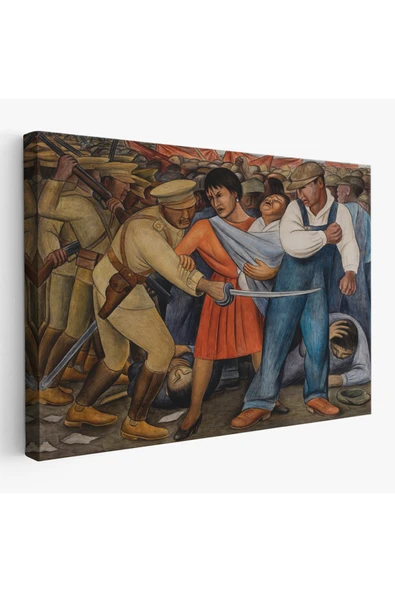 Trezon Diego Rivera'nın İsyan Tablosu-6587 ürün görseli 1