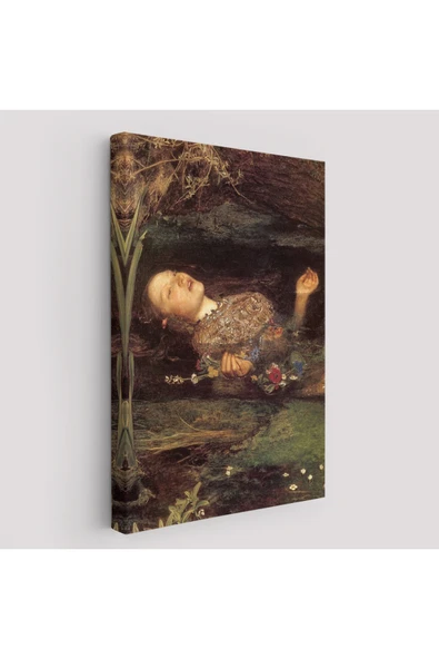 Trezon Shakespeare'in Ophelia'sı Hamlet Dekoratif Duvar Tablosu-6319 ürün görseli 1