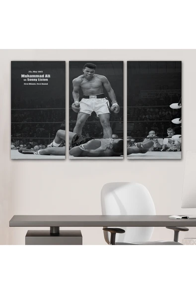 Trezon Muhammet Ali Kanvas Tablo-5035 - Resim 3