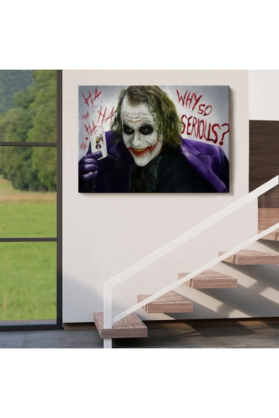 Trezon Why so Serious Joker Tablosu-6618 - Resim 5