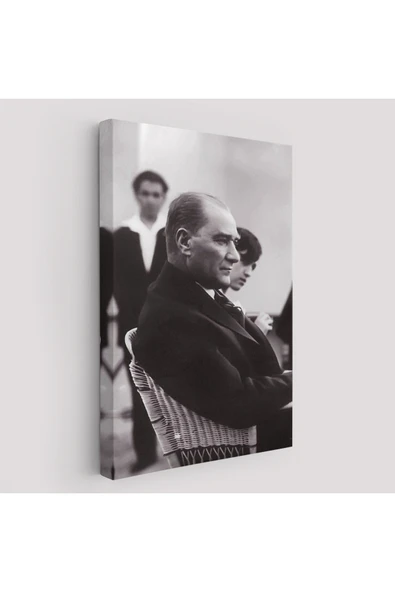 Trezon İskembe'de Oturan Mustafa Kemal Atatürk Tablosu-6315 ürün görseli 1