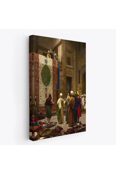 Trezon Osman Hamdi Bey'in Halı Tüccarı İsimli Eseri Kanvas Tablo-5123 ürün görseli 1