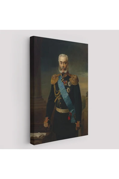 Trezon Rus imparatorluğu Generali Alexander Vladimirovich Adlerberg Tablosu-6359 ürün görseli 1