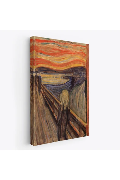 Trezon Edvard Munch'un Çığlık İsimli Eseri Kanvas Tablo-5116 ürün görseli 1