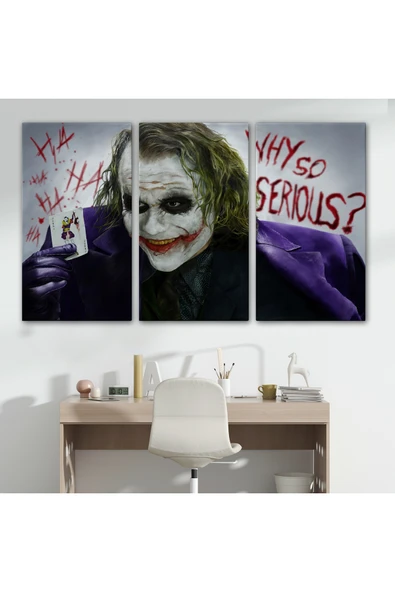 Trezon Why so Serious Joker Tablosu-6618 - Resim 3