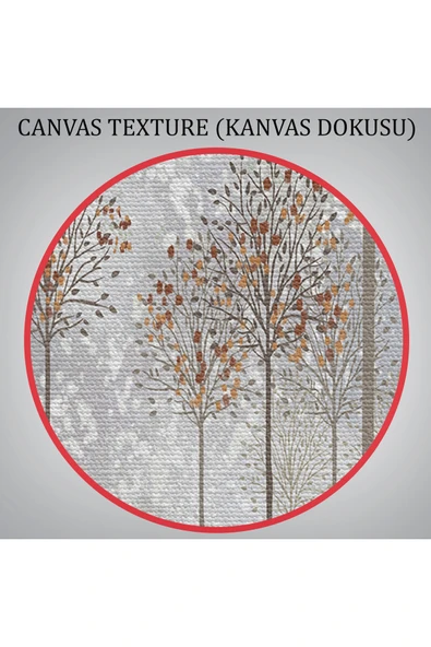 Trezon Ormandaki Geyikler Dekoratif Duvar Tablosu-3682 - Resim 7