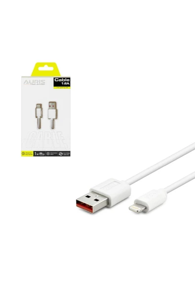 SH TICARET AURIS ARS-CB03 Şarj Kablosu İphone 1.2A 1 Metre ürün görseli 1