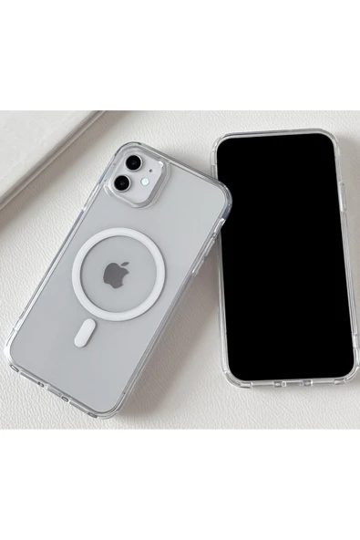 Afka Şeffaf magsafe darbeye karşı dayanıklı ürün görseli 1