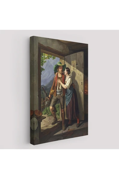 Trezon Carl Friedrich Moritz Müller Dresden 1807-1865 Münih, Andreas Hofer Vedası Tablosu-6084 ürün görseli 1