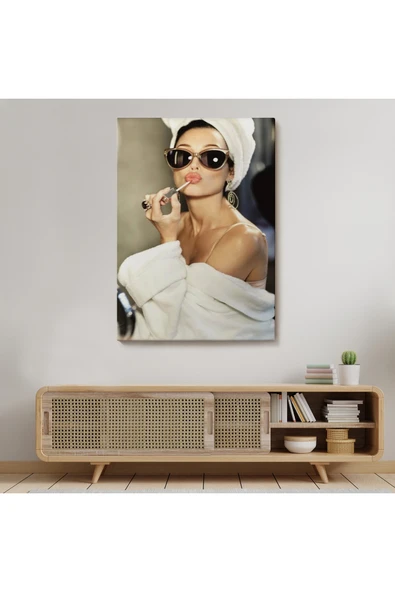 Trezon Audrey Hepburn Kanvas Tablo-5106 - Resim 7