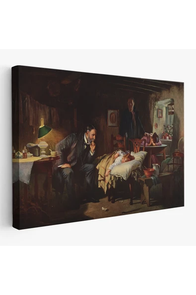 Trezon The Doctor Tablosu - Joseph Tomanek, Luke Fildes-6639 ürün görseli 1