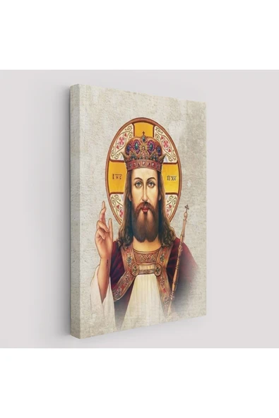 Trezon Hz İsa Tablosu, Kilise Hediyesi Long live Christ the King Jesus Christ -6387 ürün görseli 1