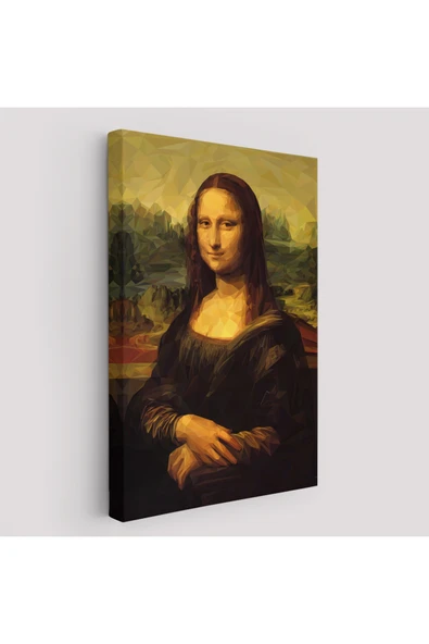 Trezon Mona Lisa Leonardo da Vinci tablosu Dekoratif Kanvas Duvar Tablosu-5955 ürün görseli 1