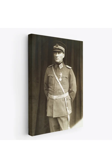 Trezon Atatürk Portre Tablosu Türkiye Cumhuriyeti Kurucusu Mustafa Kemal Atatürk Dekoratif Tablo-CU-73 ürün görseli 1