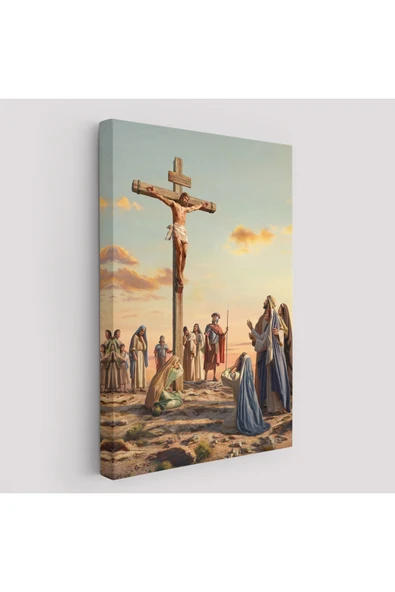 Trezon Çarmıha Gerilmiş İsa Mesih Duvar Tablosu, Jesus Christ-6347 ürün görseli 1