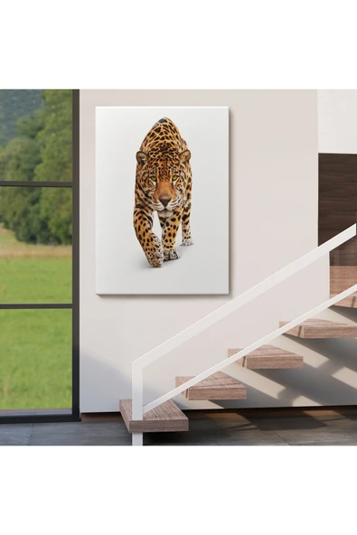 Trezon Vahşi Leopar Tablosu-5957 - Resim 4