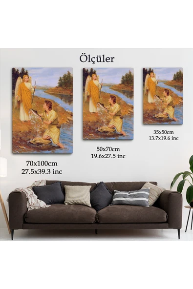 Trezon Başmelek Aziz Raphael Duvar Tablosu-6360 - Resim 5