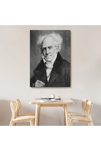 Trezon Arthur Schopenhauer Tablosu -6266 - Resim 7