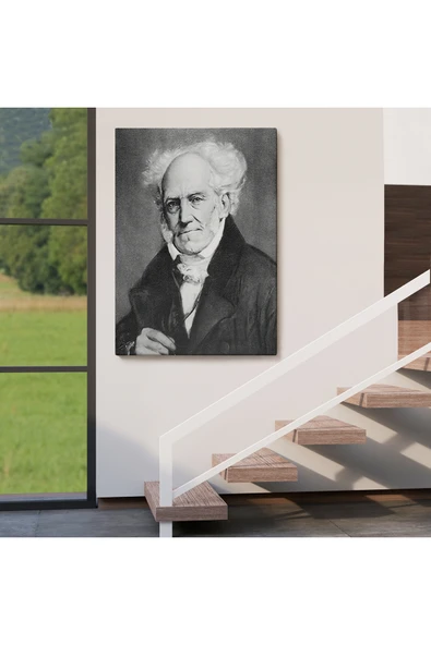 Trezon Arthur Schopenhauer Tablosu -6266 - Resim 4