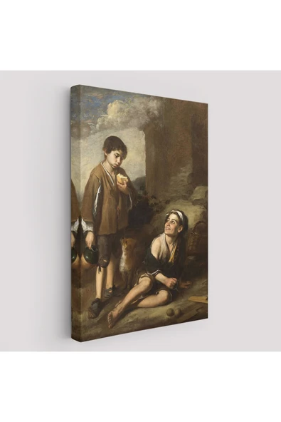 Trezon Bartolomé Esteban Murillo'nun Argolla Oyununa Davet Tablosu-6290 ürün görseli 1