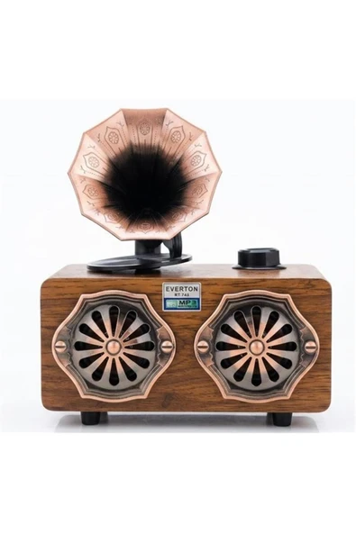 Everton Rt-744 Bluetooth Fm-Usb-Tf-Aux Şarjlı Nostaljik Radyo ürün görseli 1