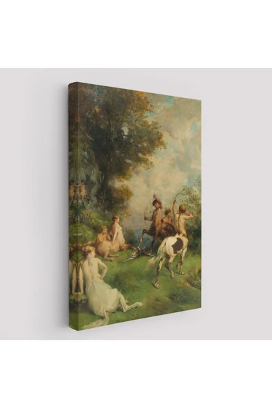 Trezon Eugene Fromentin'in Sentorlar, At Adamlar Tablosu-6326 ürün görseli 1