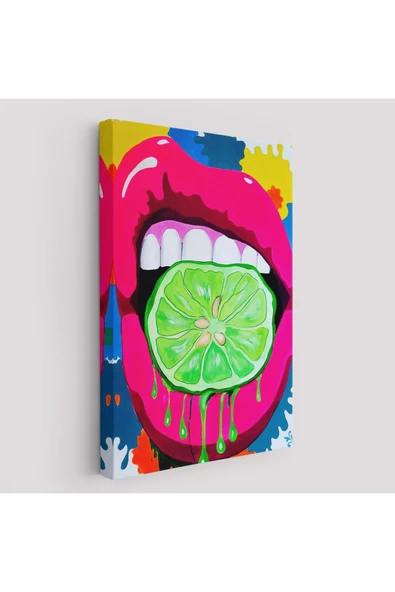 Trezon Pop Art, Sokak Sanatı Renkli Dekoratif Duvar Tablosu-6127 ürün görseli 1