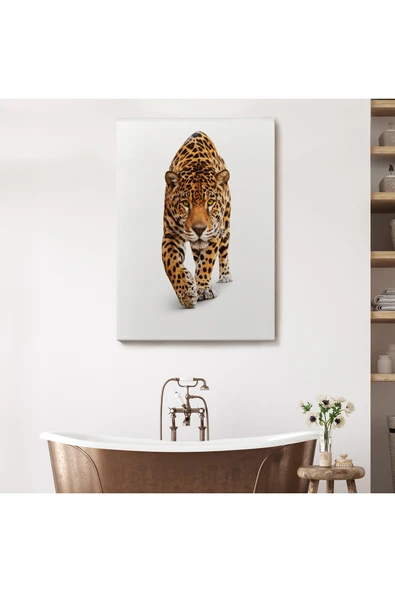 Trezon Vahşi Leopar Tablosu-5957 - Resim 7