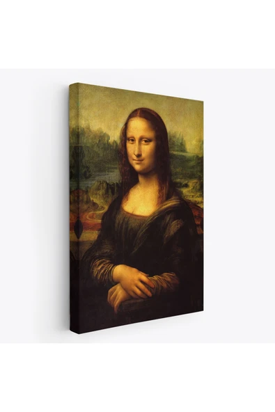 Trezon Leonardo da Vinci'nin Ünlü Eseri Mona Lisa Kanvas Tablosu-5126 ürün görseli 1