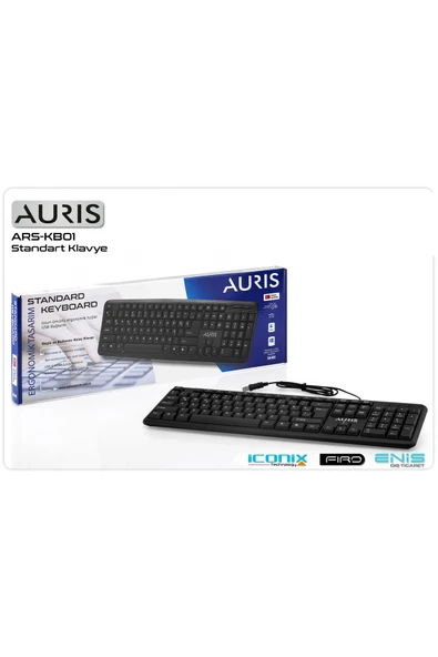 qtop Klavye Standart Q Kablolu Auris ARS-KB01 ürün görseli 1