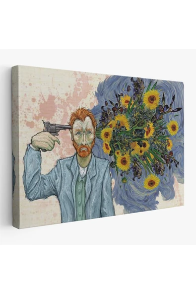 Trezon Vincent van Gogh Gerçeküstü İntahar Tablosu-6659 ürün görseli 1