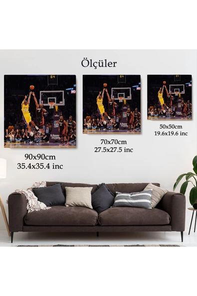 Trezon Kobe Bryant Kanvas Tablo-5172 - Resim 5