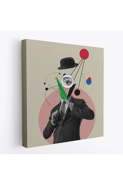 Trezon Pop Art Tablo, Kahve İçen Çizgi Roman Kahramanı-5802 ürün görseli 1