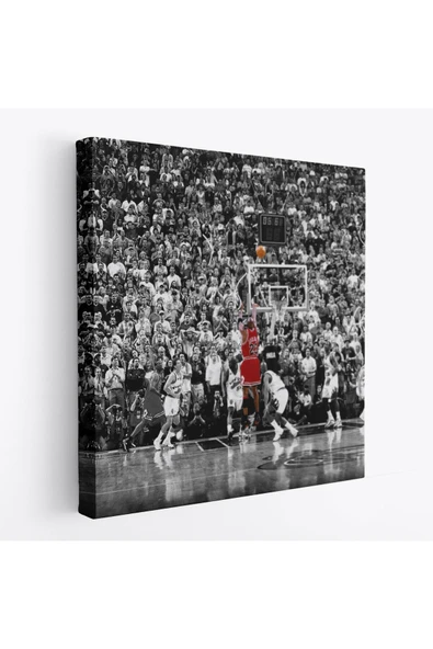 Trezon Michael Jordan Üçlük Şutu Kanvas Tablo-5171 ürün görseli 1
