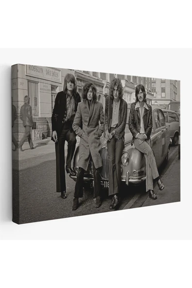 Trezon Led Zeppelin Efsanesinin Arabası John Bonham Kanvas Tablo-5407 ürün görseli 1