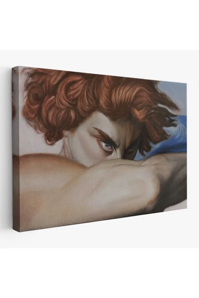 Trezon Düşmüş Meleğin Gözyaşları Tablosu, Alexandre Cabanel Fallen Angel's Eyes Tablosu-5384 ürün görseli 1
