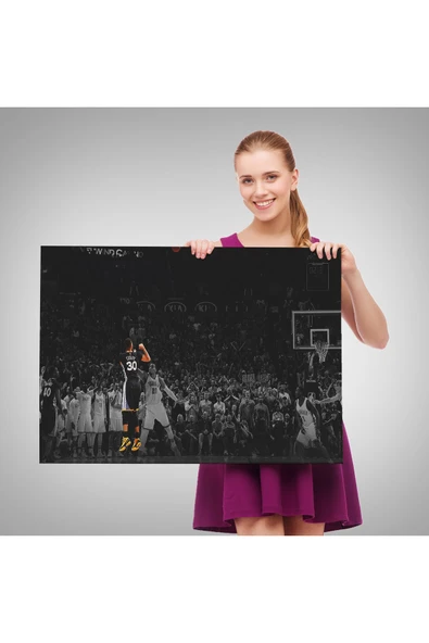 Trezon Stephen Curry Kanvas Tablo-5144 - Resim 4