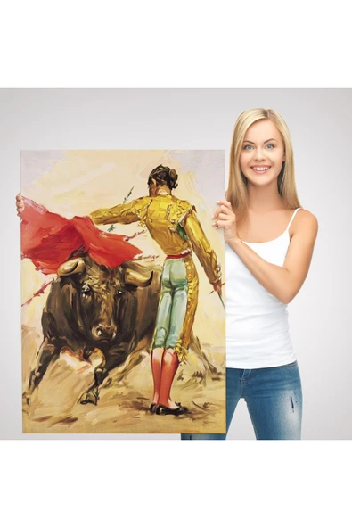 Trezon İspanyol Matador Duvar Tablosu-6250 - Resim 3