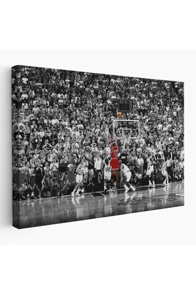 Trezon Michael Jordan Üçlük Şutu Kanvas Tablo-5139 ürün görseli 1