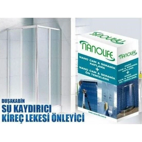 Nanoteknolojik Duşakabin Su Kaydırıcı 2 Yıl Etkili ürün görseli 1