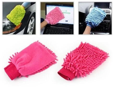 Mikrofiber Temizlik Eldiveni - Araç Yıkama Eldiveni Oto Yıkama Temizleme Cila Eldiveni ürün görseli 1
