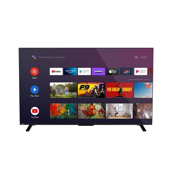 Toshiba 65QA2363DT 4K Ultra HD 65" 165 Ekran Uydu Alıcılı Android Smart QLED TV - TESHİR ürün görseli 1