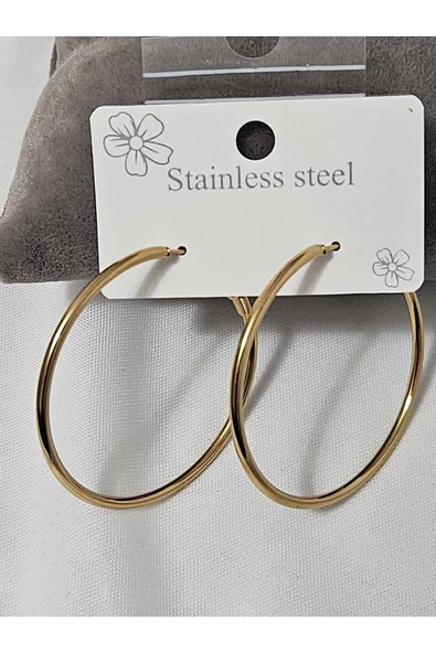 Smyrna ÇELİK KÜPE 6.5 CM. ürün görseli 1