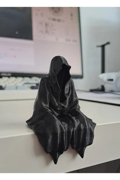 Gonulella 3D Masa - Kitaplık - Gamer Dekorasyonu Ghost Azrail Kitaplık Figürü ürün görseli 1
